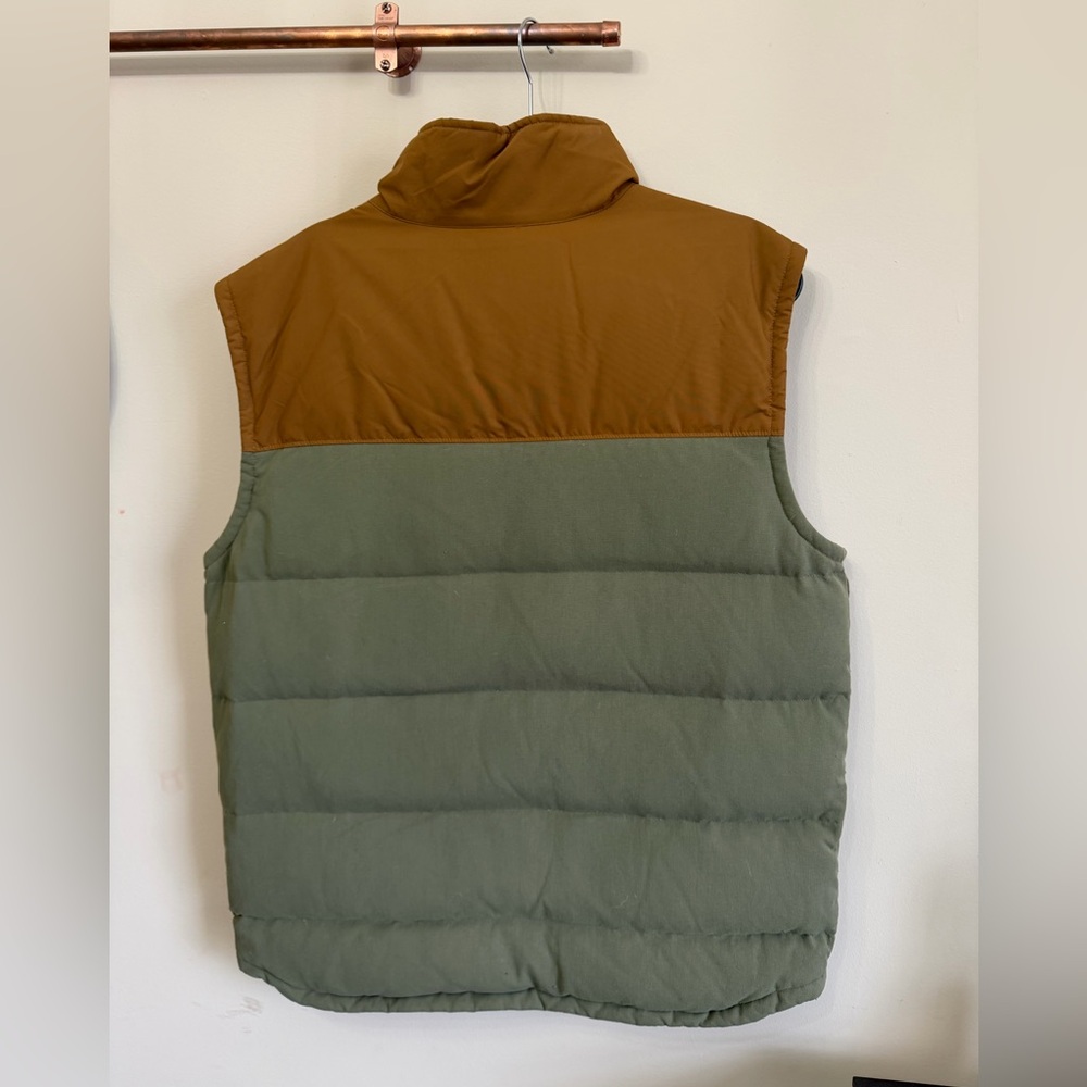 Patagonia Brown and Green Puffer Vest - Picture 2 of 5
